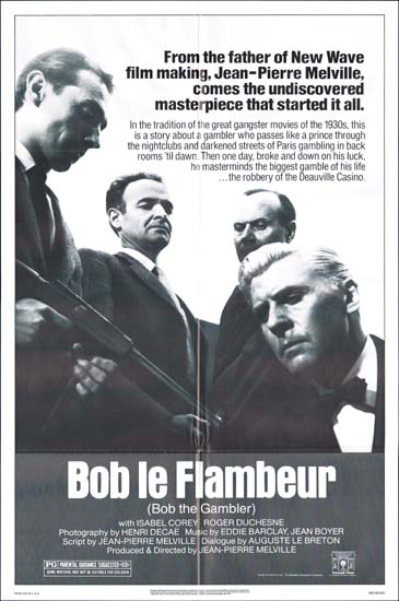 Bob Le Flambeur US One Sheet movie poster
