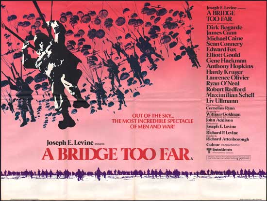 Bridge Too Far, A UK Quad movie poster