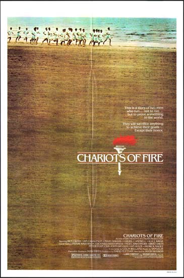 Chariots of Fire US One Sheet movie poster