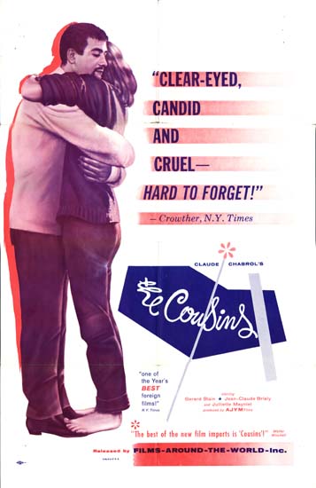 Cousins, Les US One Sheet movie poster