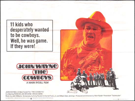 Cowboys, The UK Quad movie poster