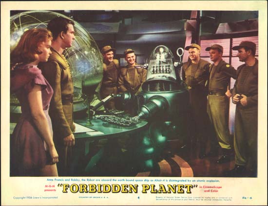 Forbidden Planet US Lobby Card number 4