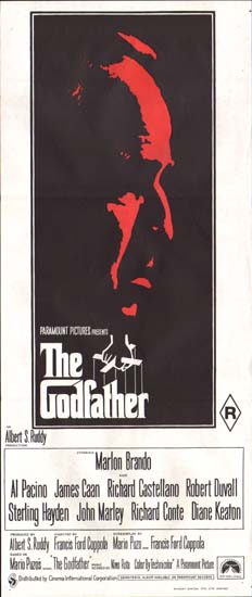 Godfather, The Australian Daybill movie poster