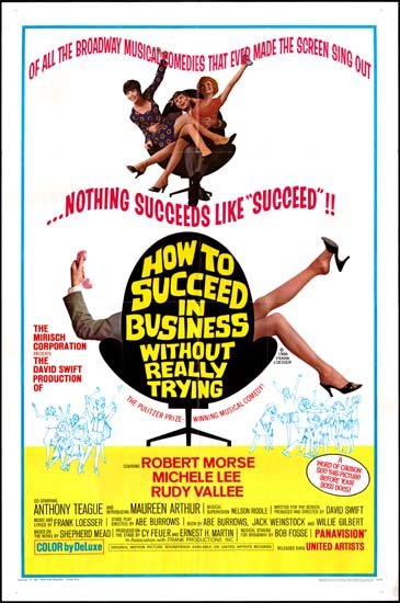 How to Succeed in Business Without Really Trying US One Sheet movie poster