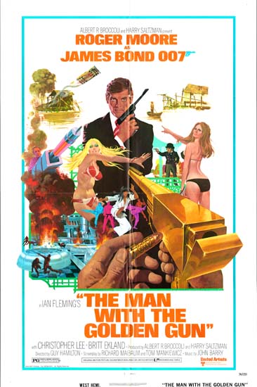 Man With The Golden Gun, The US One Sheet movie poster