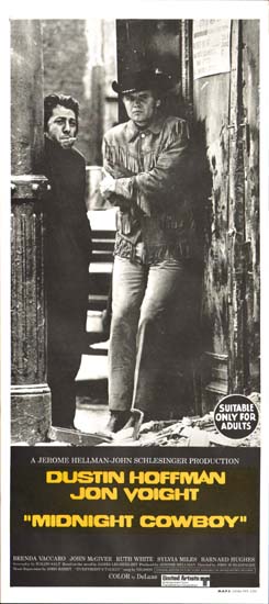 Midnight Cowboy Australian Daybill movie poster