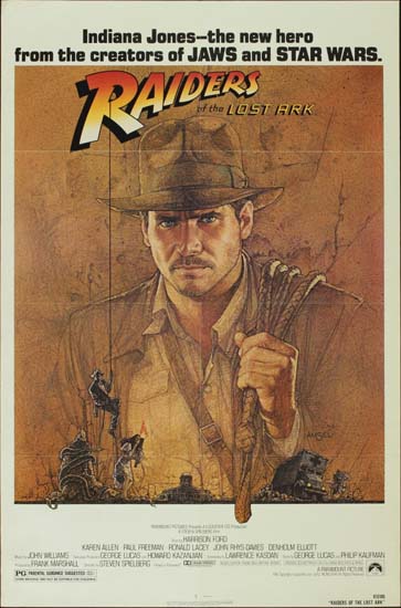 Raiders of the Lost Ark US One Sheet movie poster