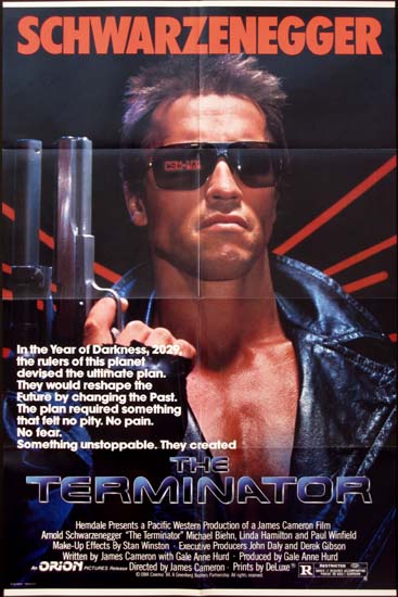 Terminator, The US One Sheet movie poster