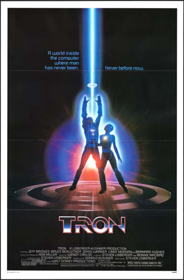 TRON US One Sheet movie poster