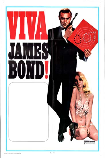 Viva James Bond US One Sheet movie poster