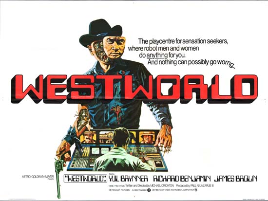Westworld UK Quad movie poster