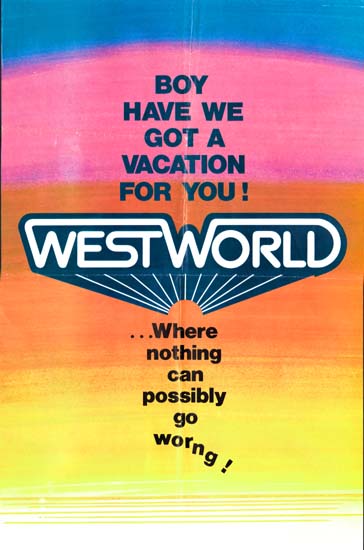 Westworld US One Sheet teaser movie poster