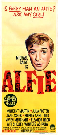 Alfie Australian Daybill movie poster
