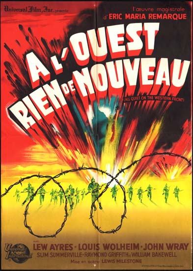 All Quiet on the Western Front French movie poster