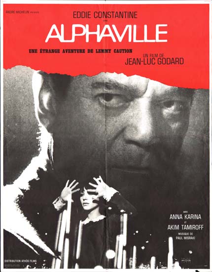 Alphaville French movie poster
