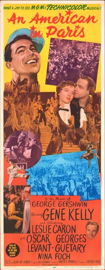 American in Paris, An US Insert movie poster