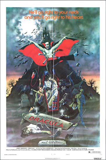 Dracula, Andy Warhols [ Blood for Dracula ] US One Sheet style B movie poster