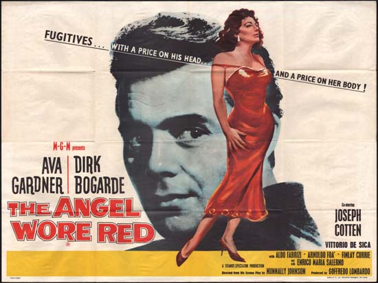Angel Wore Red, The UK Quad movie poster