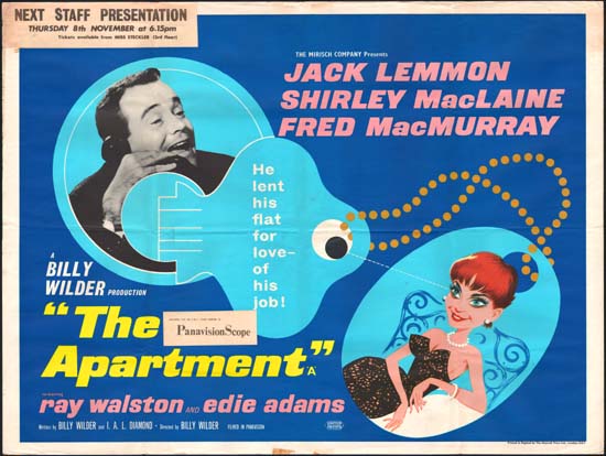 Apartment, The UK Quad movie poster