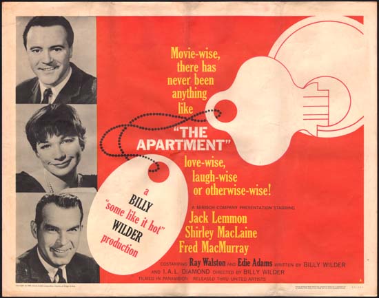 Apartment, The US Half Sheet style A movie poster