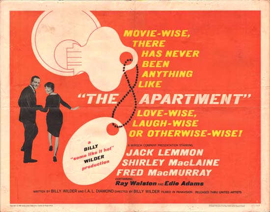 Apartment, The US Half Sheet style B movie poster