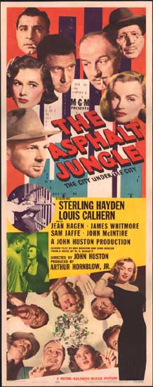 Asphalt Jungle, The US Insert movie poster