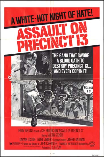 Assault on Precinct 13 US One Sheet movie poster