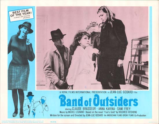 Bande a Part [ Band of Outsiders ] US Lobby Card a