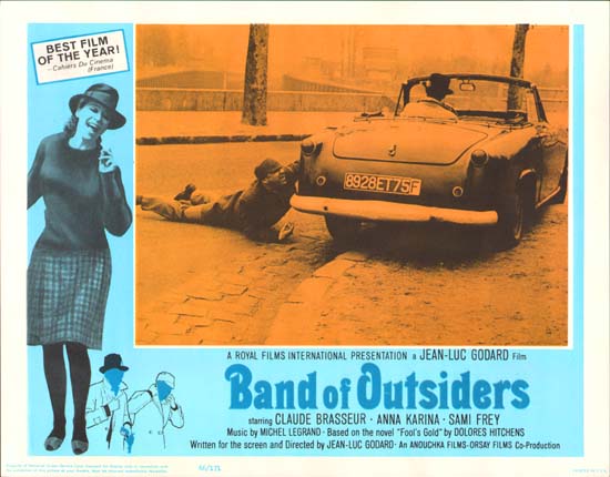 Bande a Part [ Band of Outsiders ] US Lobby Card b