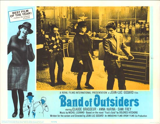 Bande a Part [ Band of Outsiders ] US Lobby Card c