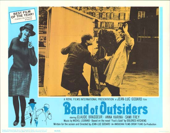 Bande a Part [ Band of Outsiders ] US Lobby Card h