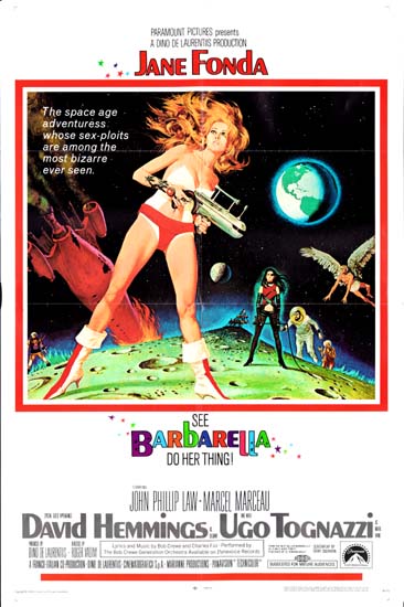 Barbarella US One Sheet movie poster