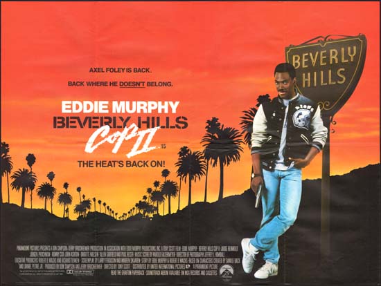 Beverly Hills Cop II [ Beverly Hills Cop 2 ] UK Quad movie poster