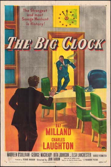Big Clock, The US One Sheet movie poster