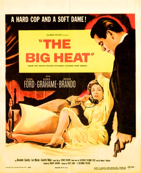 Big Heat, The US Window Card movie poster