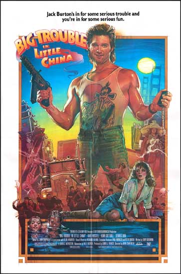 Big Trouble in Little China US One Sheet movie poster