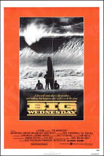 Big Wednesday US One Sheet international movie poster