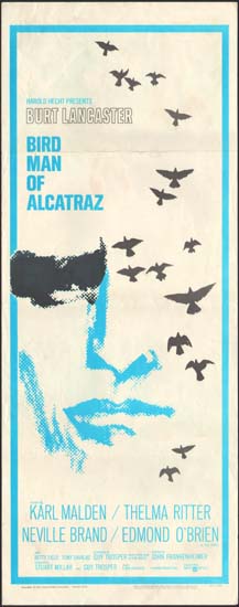 Birdman of Alcatraz US Insert movie poster