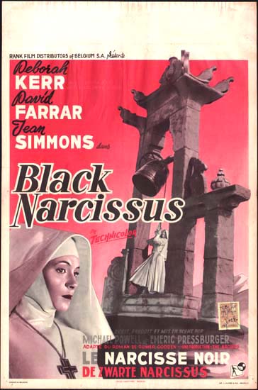 Black Narcissus Belgian movie poster
