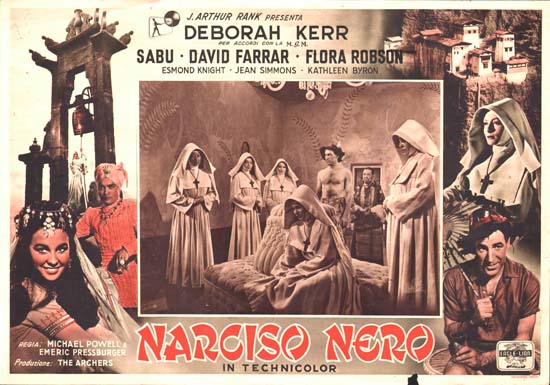 Black Narcissus Italian Photobusta movie poster