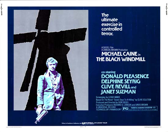 Black Windmill, The US Half Sheet movie poster