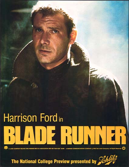 Blade Runner US preview movie poster