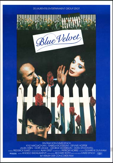 Blue Velvet German A1 movie poster