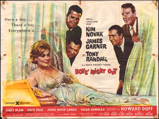 Boys Night Out UK Quad movie poster