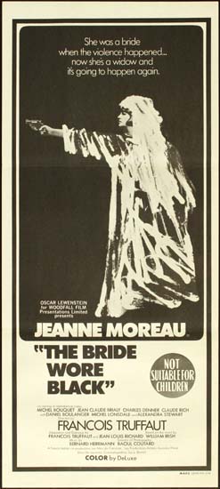 Mariee Etait en Noir, La [ The Bride Wore Black ] Australian Daybill movie poster