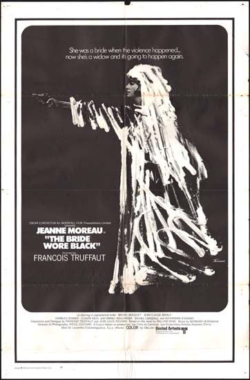 Mariee Etait en Noir, La [ The Bride Wore Black ] US One Sheet movie poster