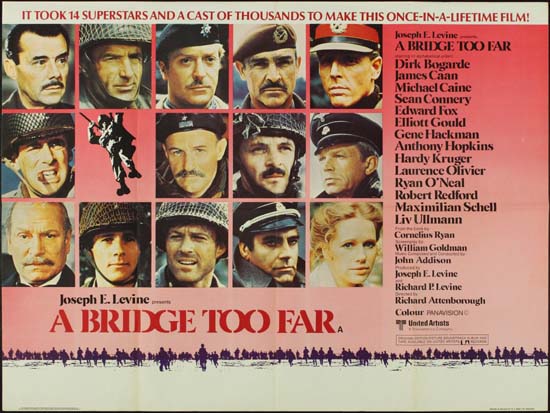 Bridge Too Far, A UK Quad style A movie poster