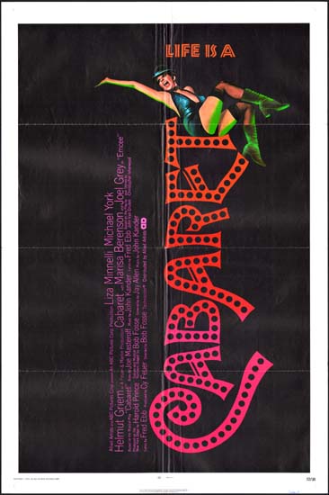 Cabaret US One Sheet movie poster
