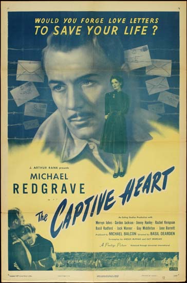 Captive Heart, The US One Sheet movie poster