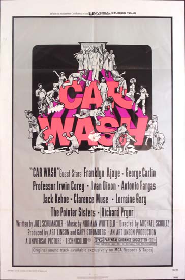 Car Wash US One Sheet movie poster